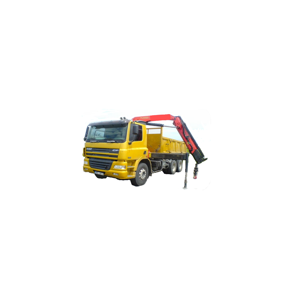 Grue auxiliaire avec stabilisateurs Grue auxiliaire avec stabilisateurs
